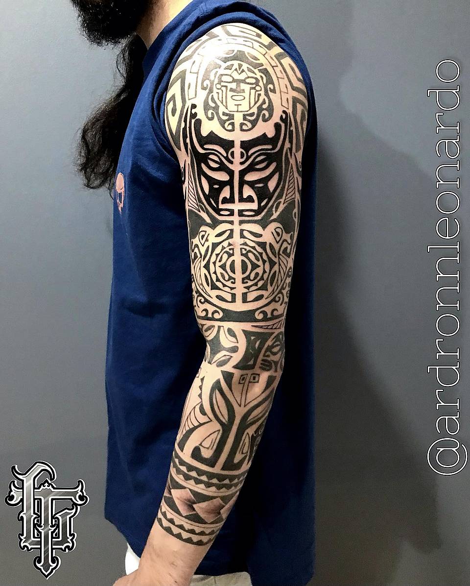 Polynesian Guardian Sleeve