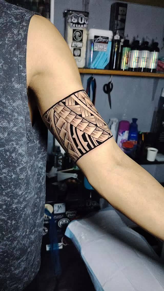 Polynesian-Inspired Armband