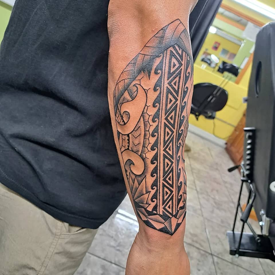 Polynesian Ocean Spear Panel