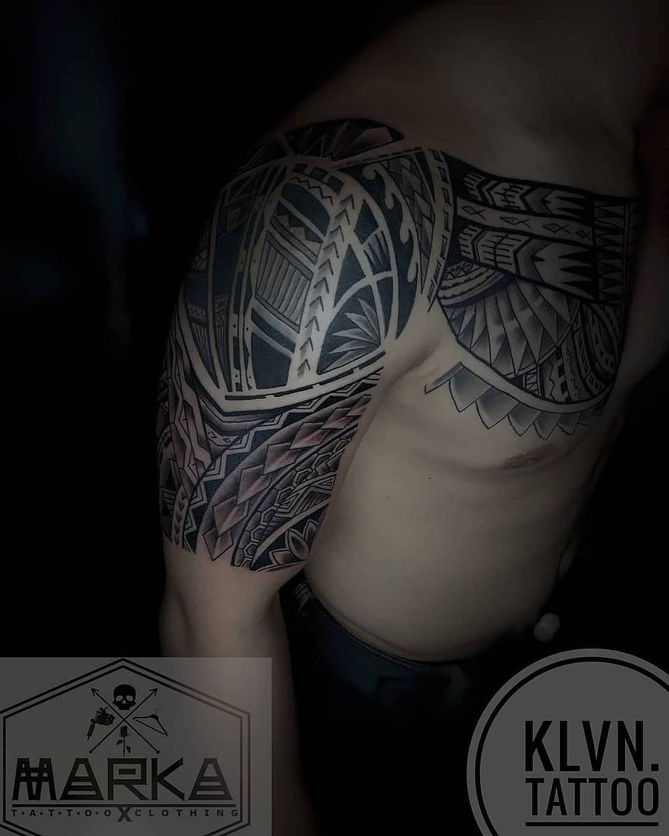 Polynesian Shoulder Armor