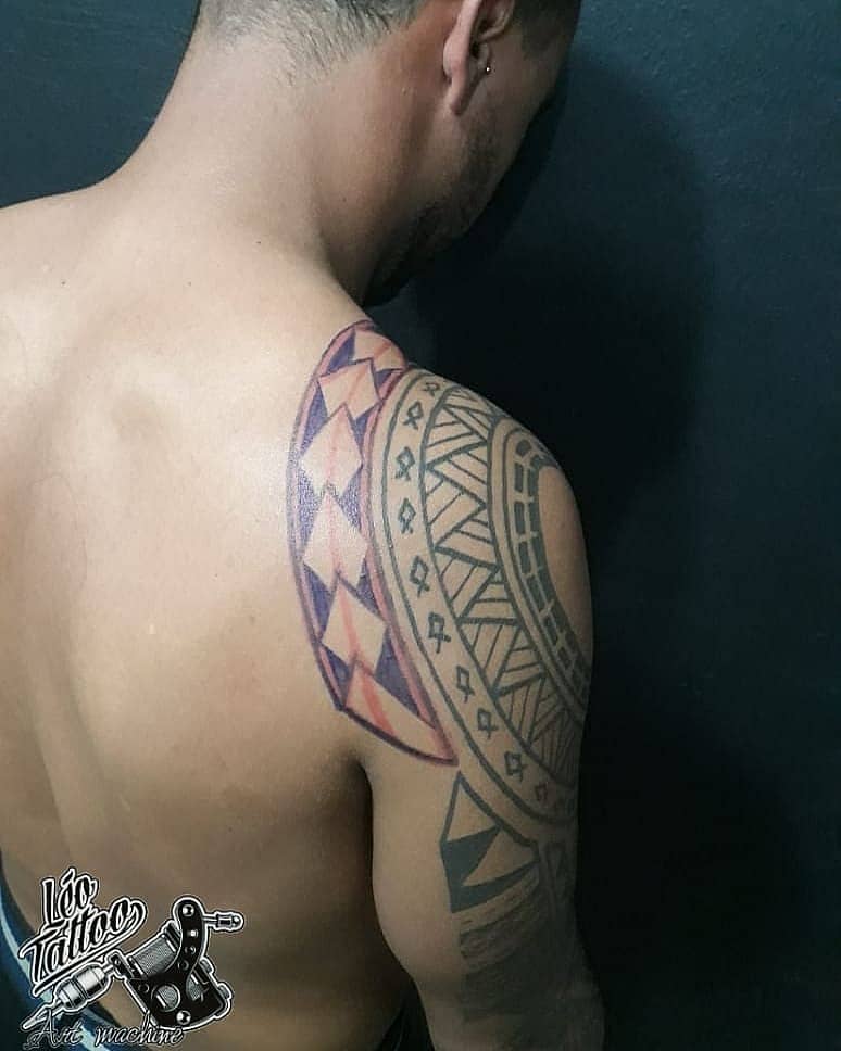 Polynesian Shoulder Half-Sleeve