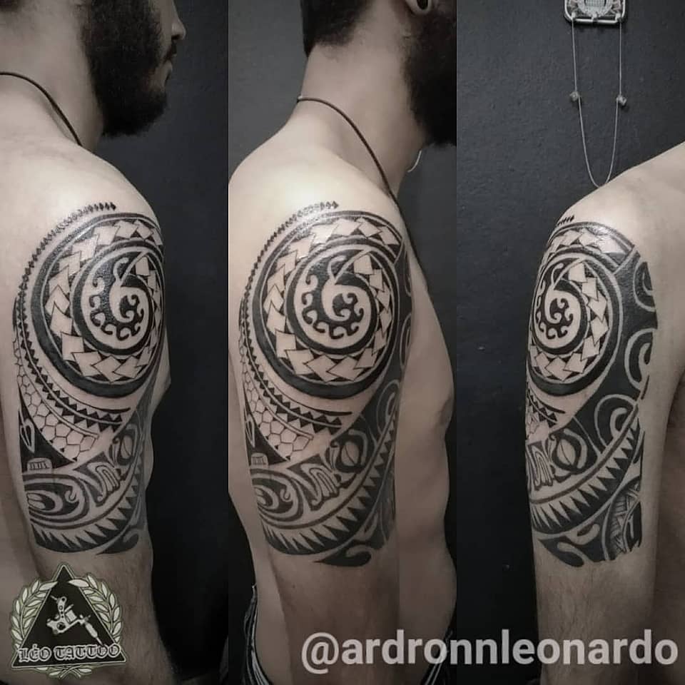 Polynesian Spiral Half-Sleeve