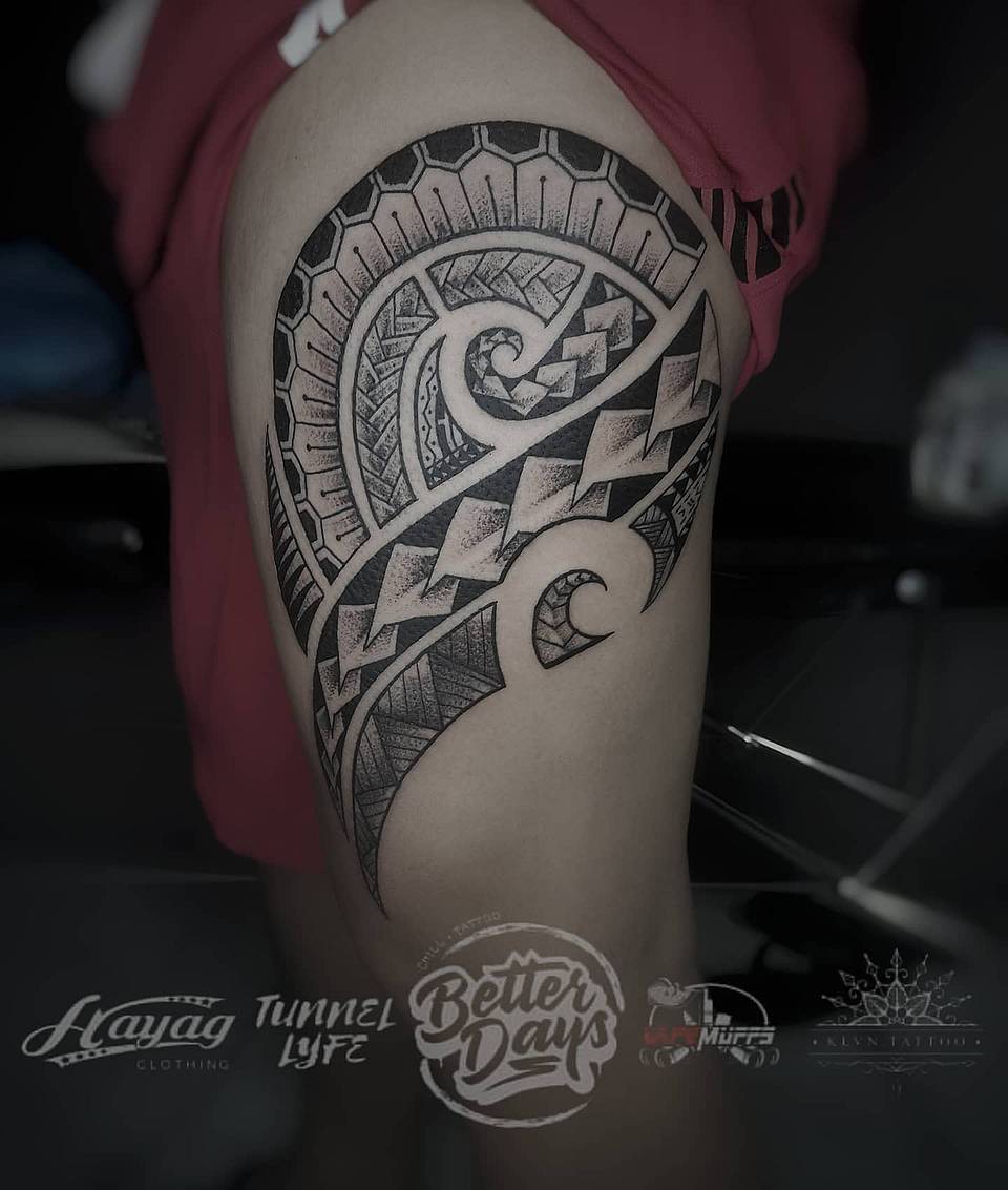 Polynesian Spiral Shield
