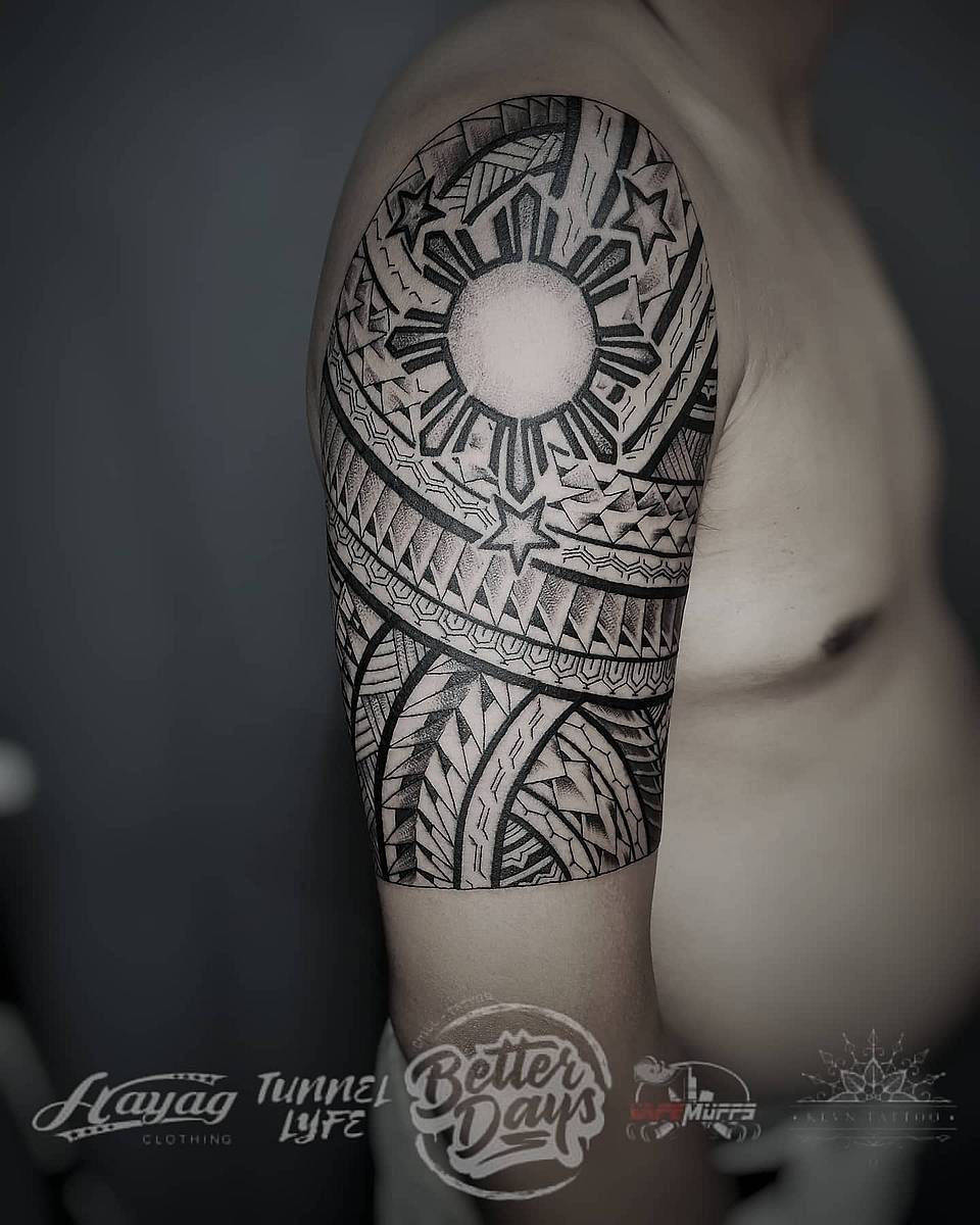 Polynesian Sun Half-Sleeve