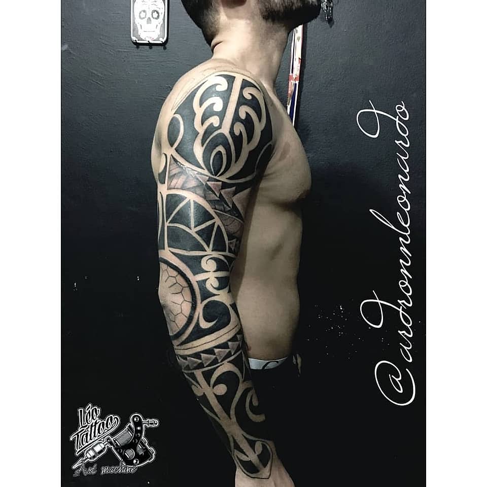 Polynesian Tribal Full Sleeve