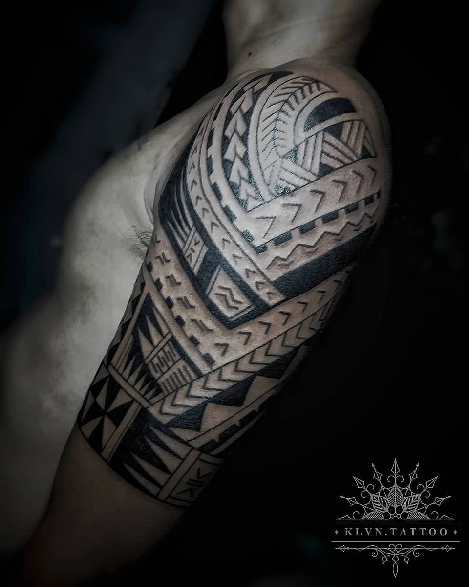 Polynesian Tribal Half-Sleeve