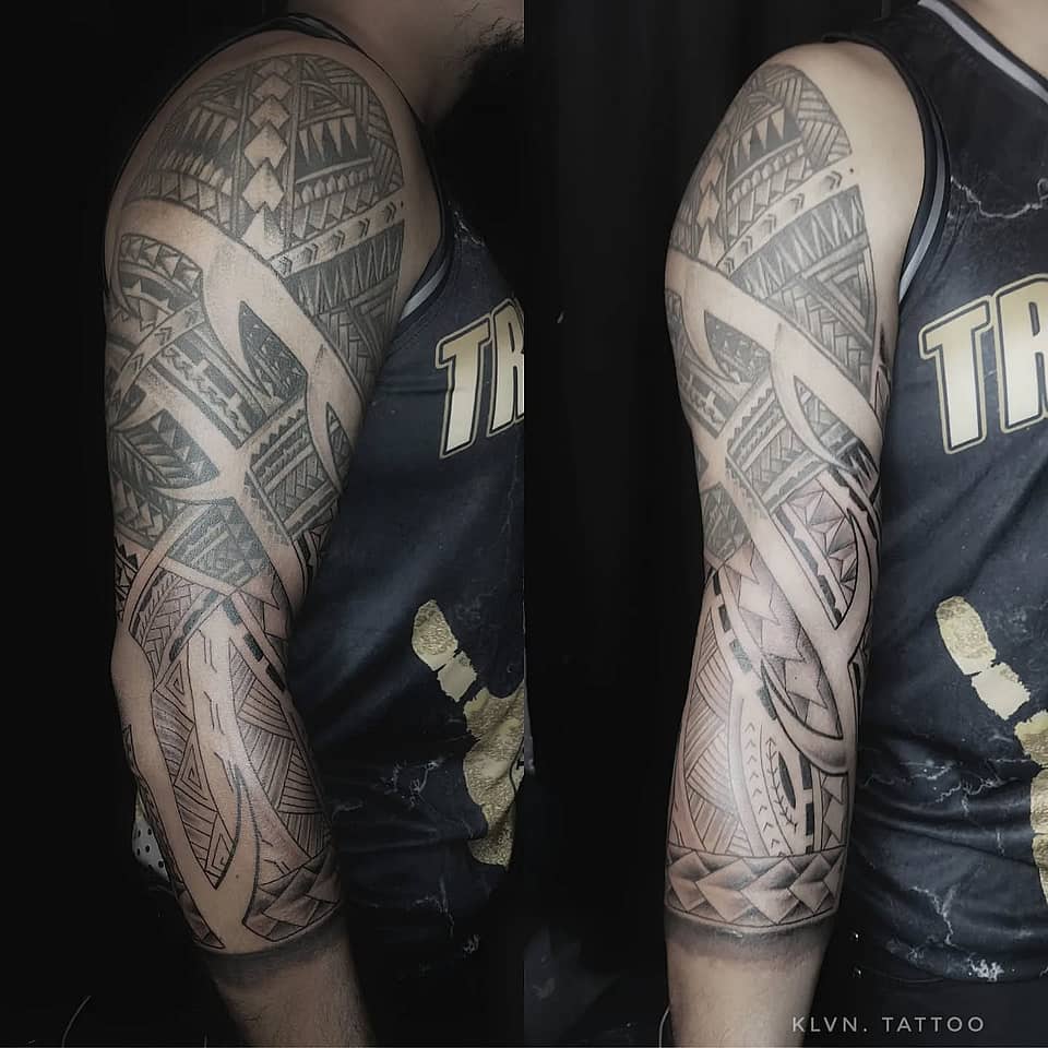 Polynesian Tribal Half-Sleeve