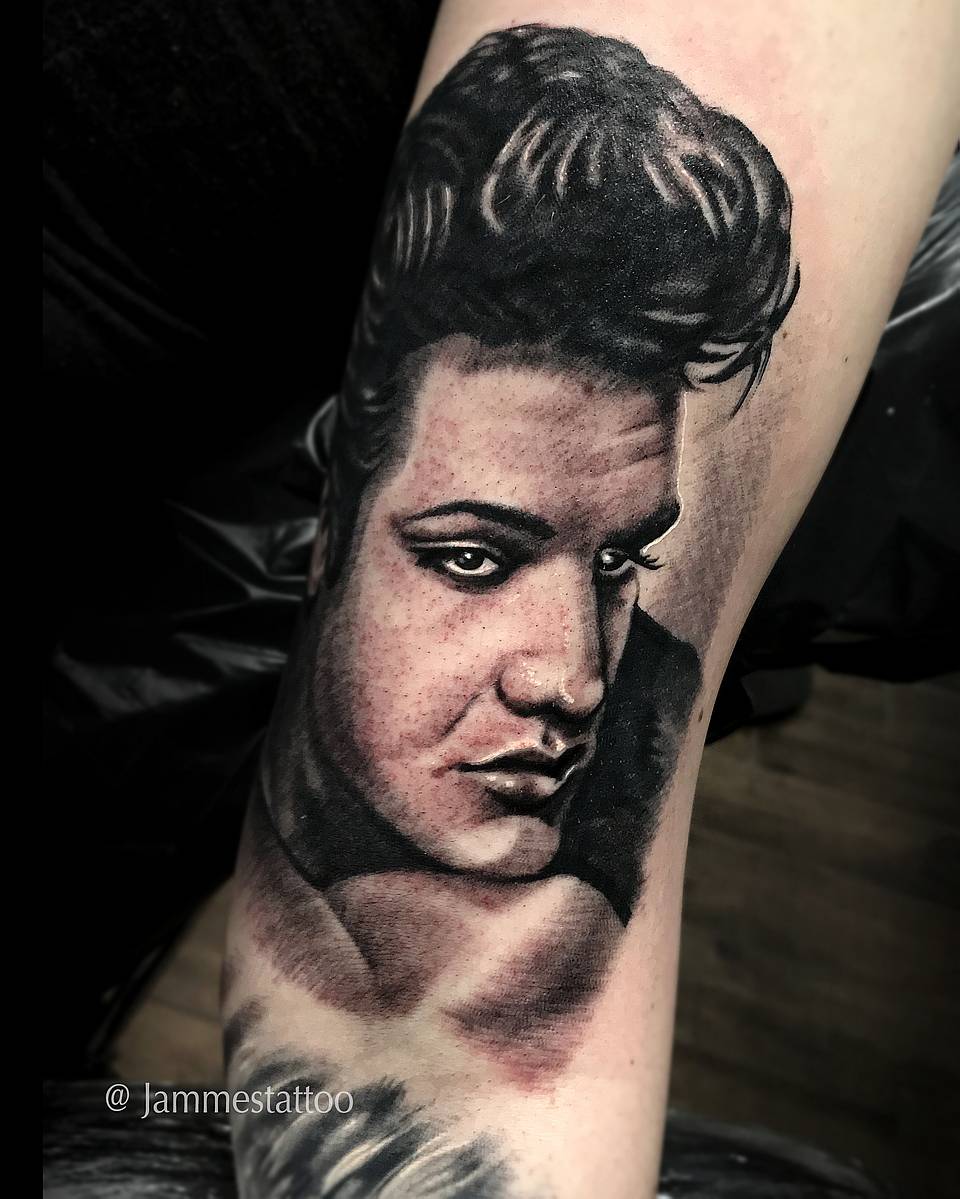 Pompadour Portrait (Rock 'n' Roll Tribute)