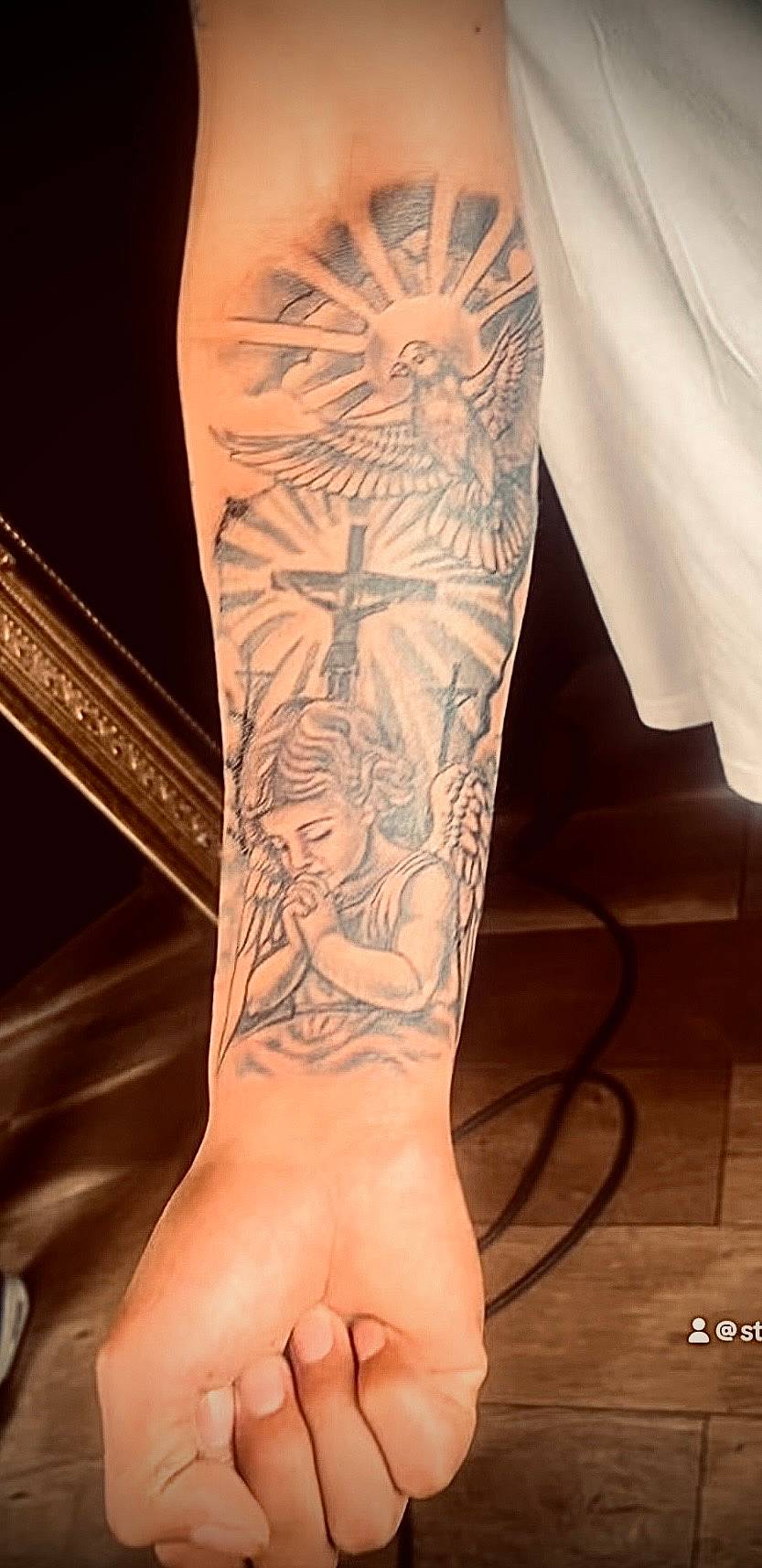 Praying Angel & Holy Dove