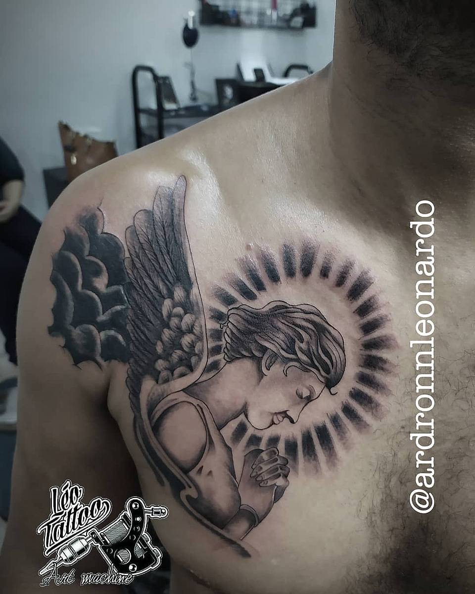 Praying Angel with Halo