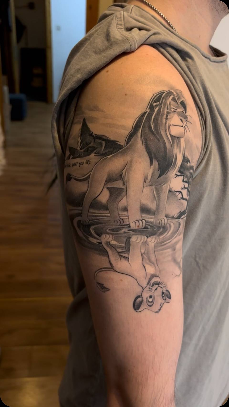 Pride Reflection — Mufasa & Simba