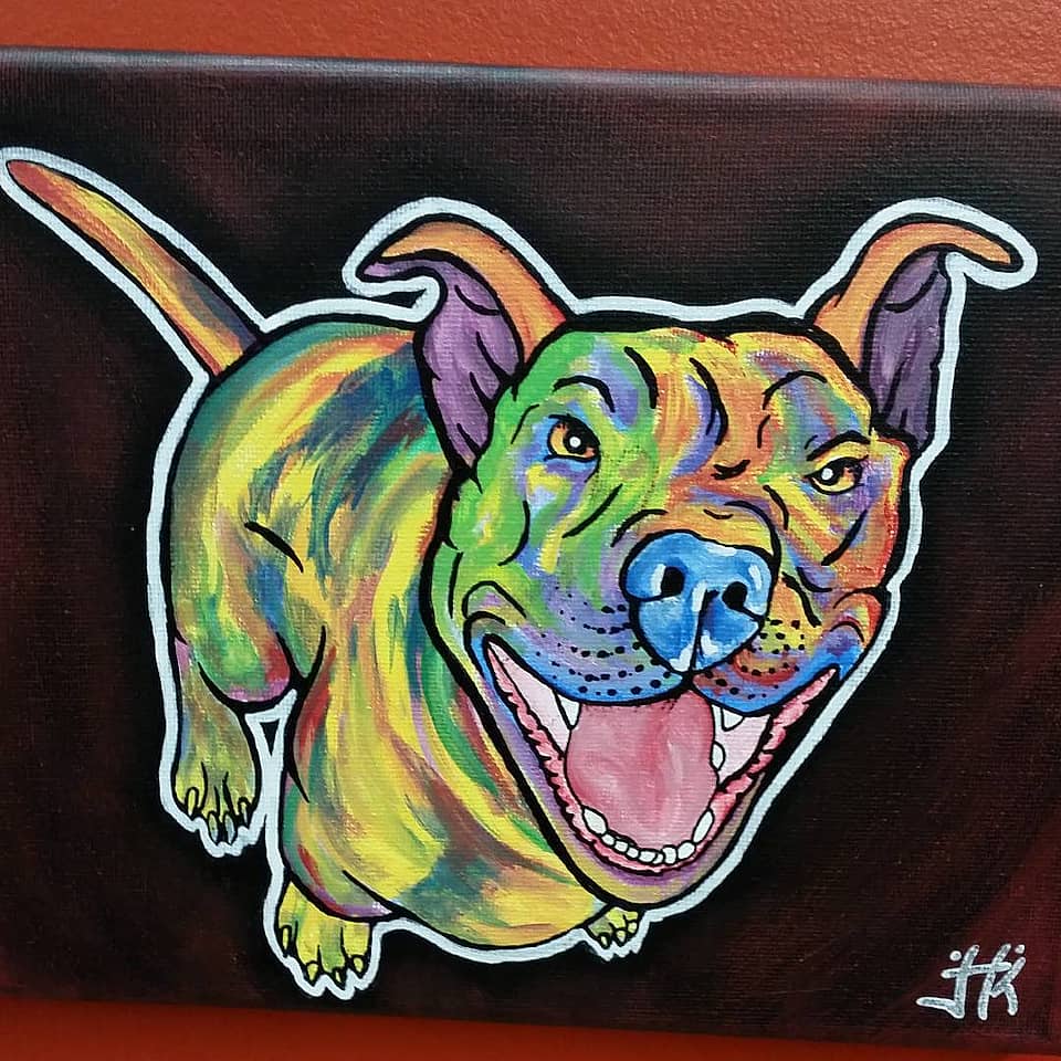Prismatic Pup Grin