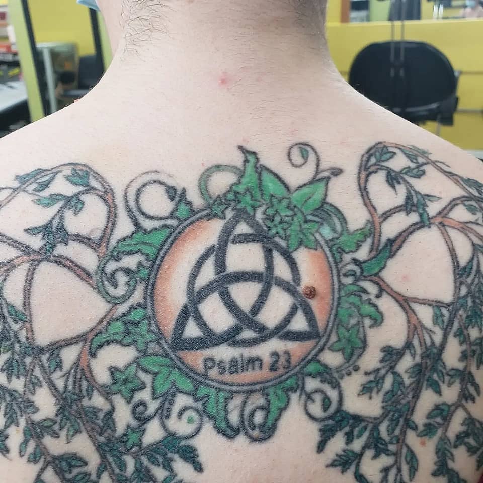 Psalm 23 Triquetra in Ivy