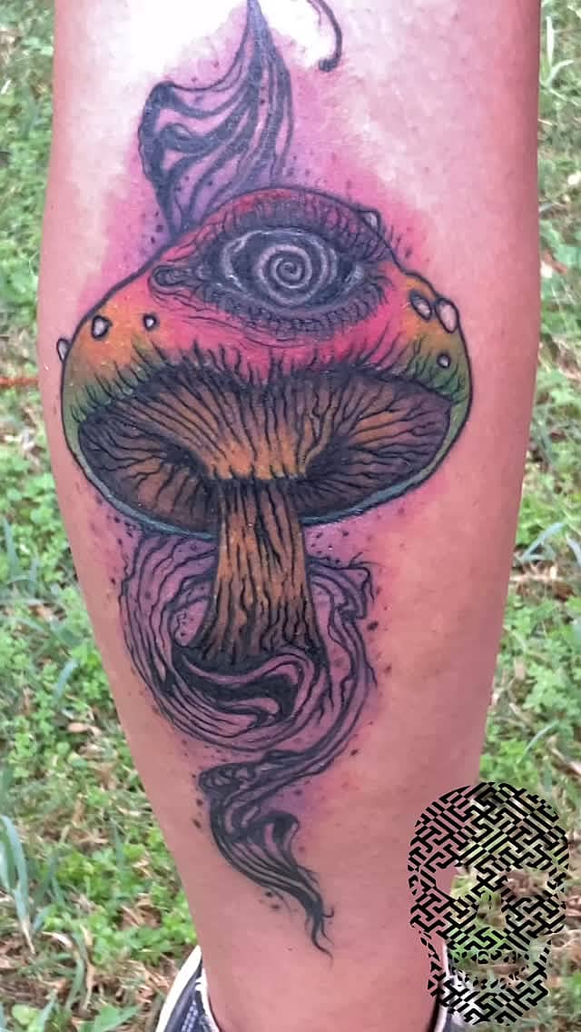 Psychedelic Third Eye Mushroom