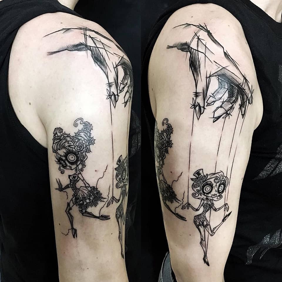Puppetmaster's Hand & Marionette