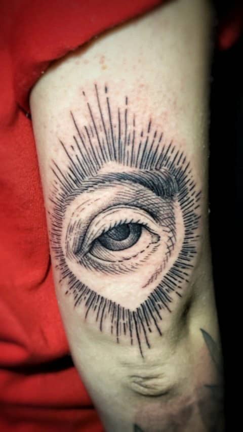 Radiant All-Seeing Eye