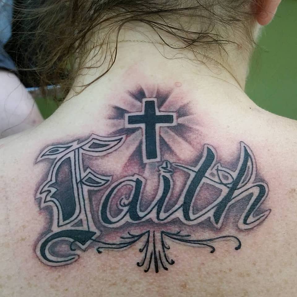 Radiant Cross Faith Script