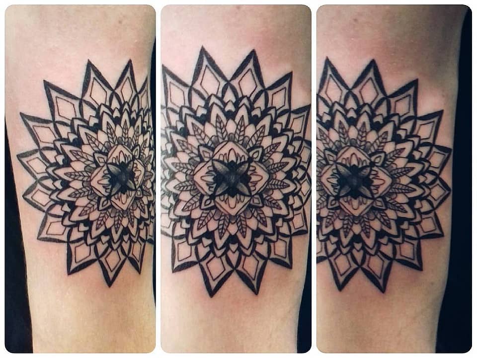 Radiant Mandala Bloom
