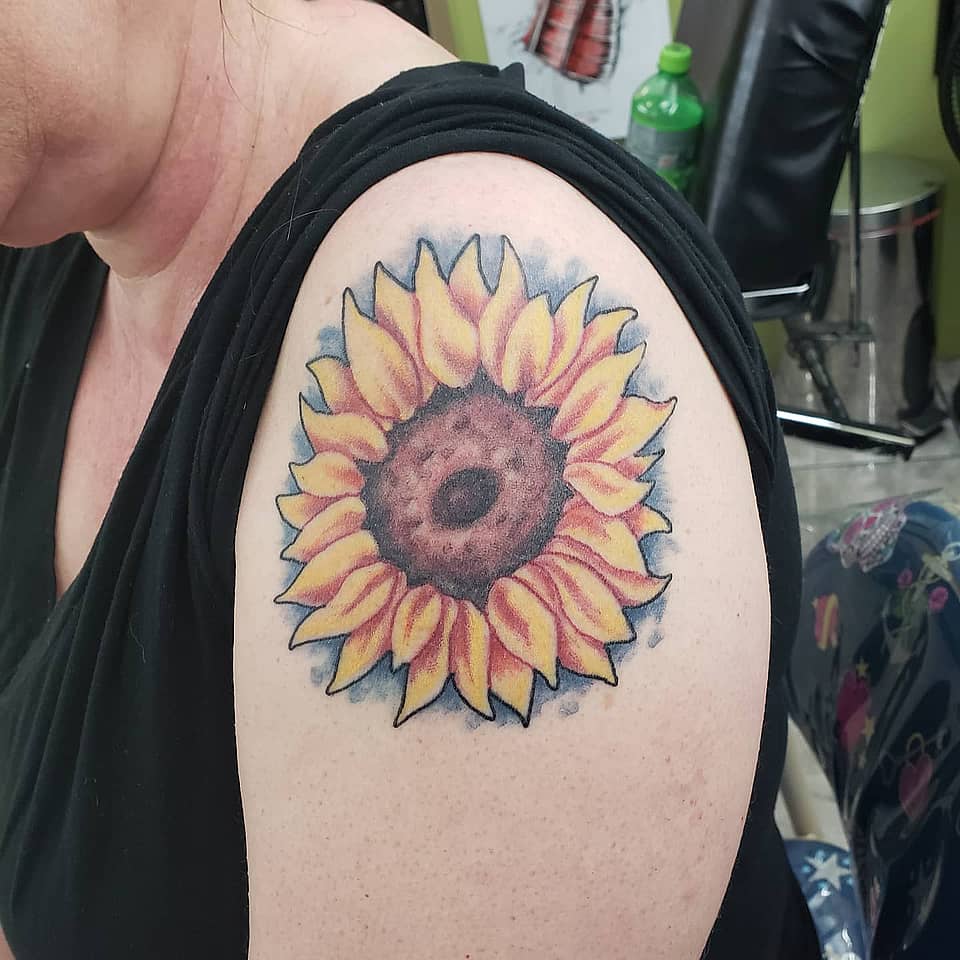 Radiant Sunflower Bloom