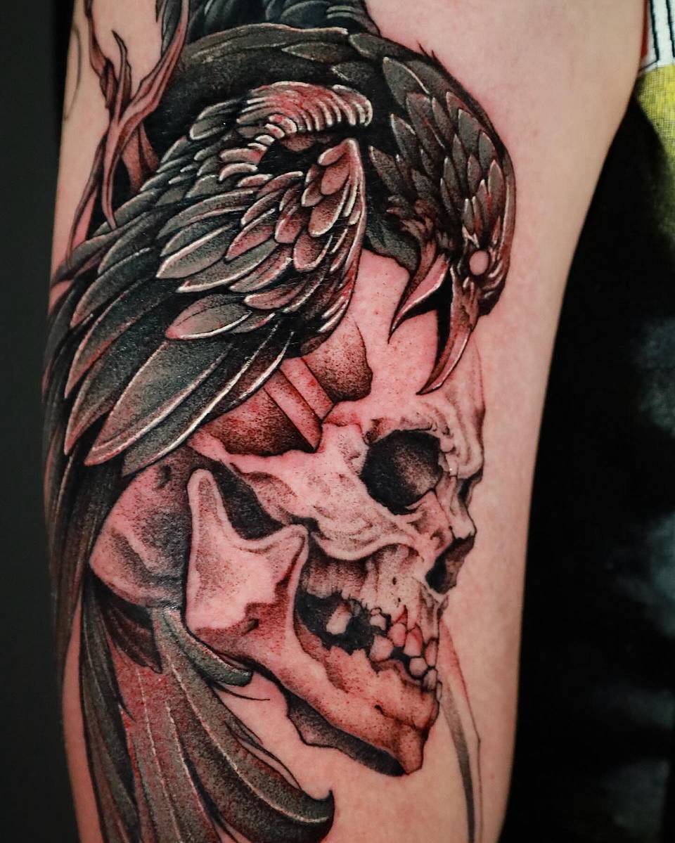 Raven and Skull
