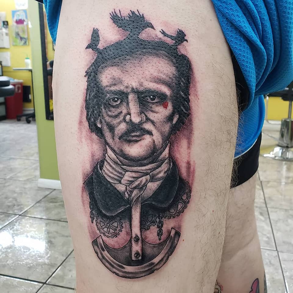 Ravens and Pendulum Portrait