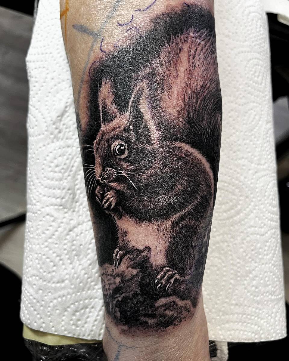 Realistic Forest Squirrel
