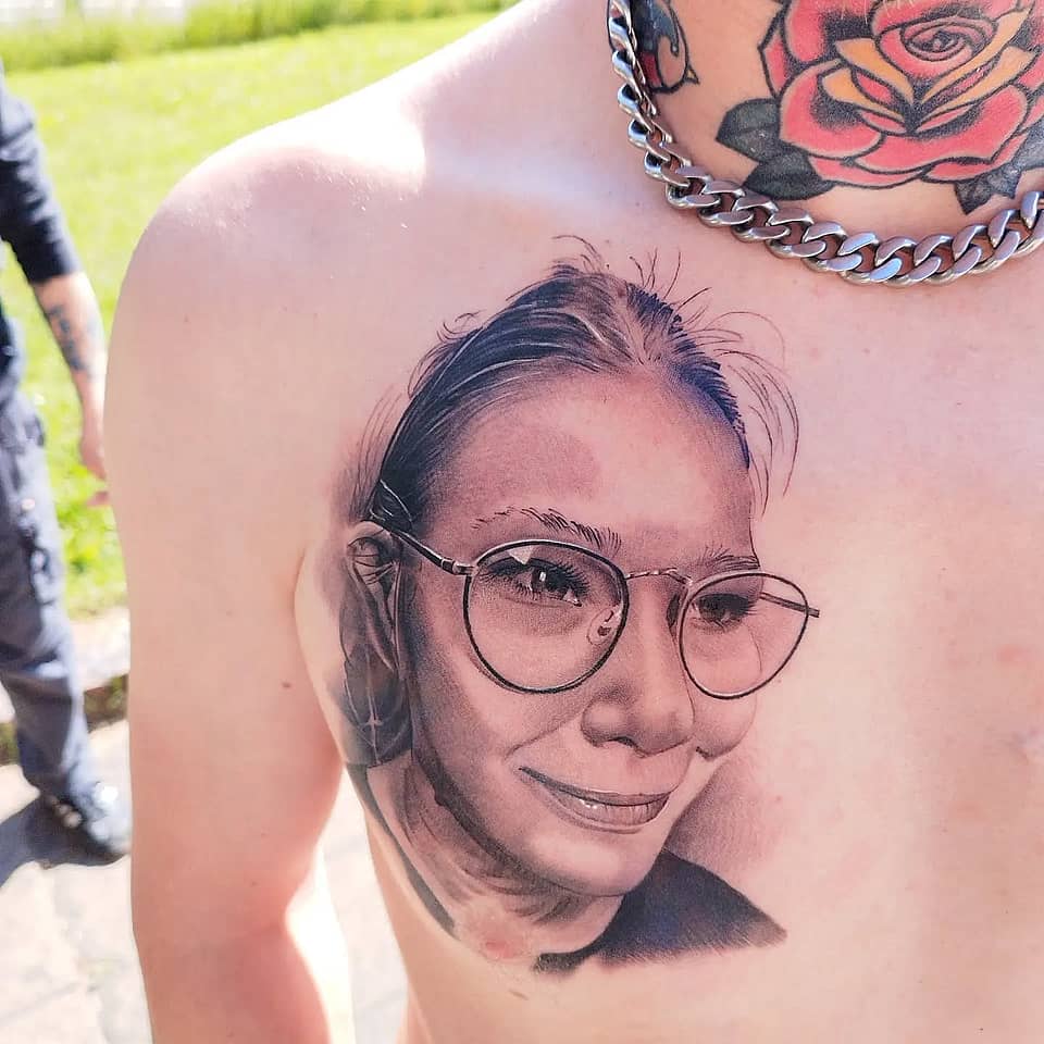 Realistic Portrait with Glasses