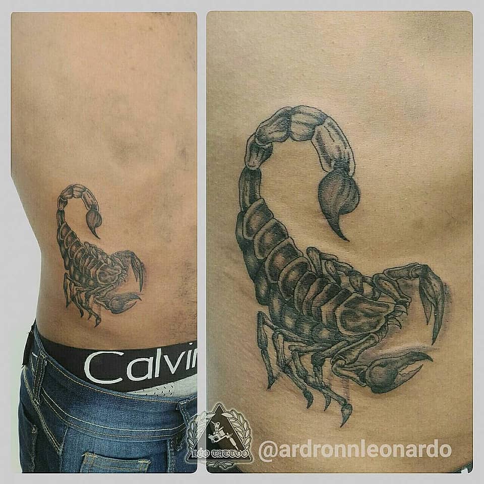 Realistic Shaded Scorpion