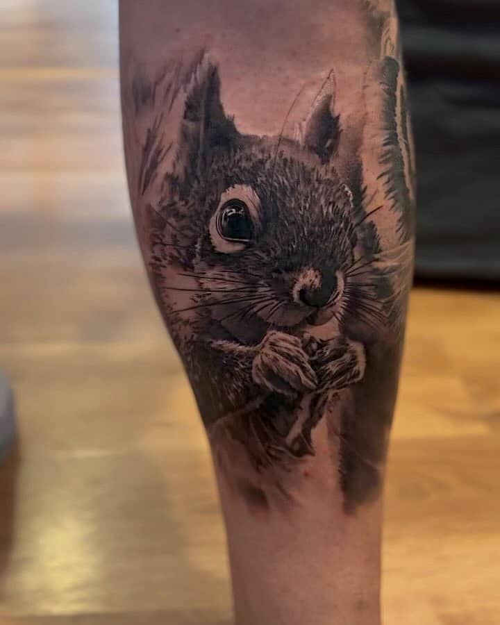 Realistic Squirrel Portrait
