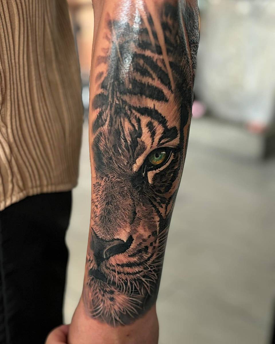 Realistic Tiger Portrait