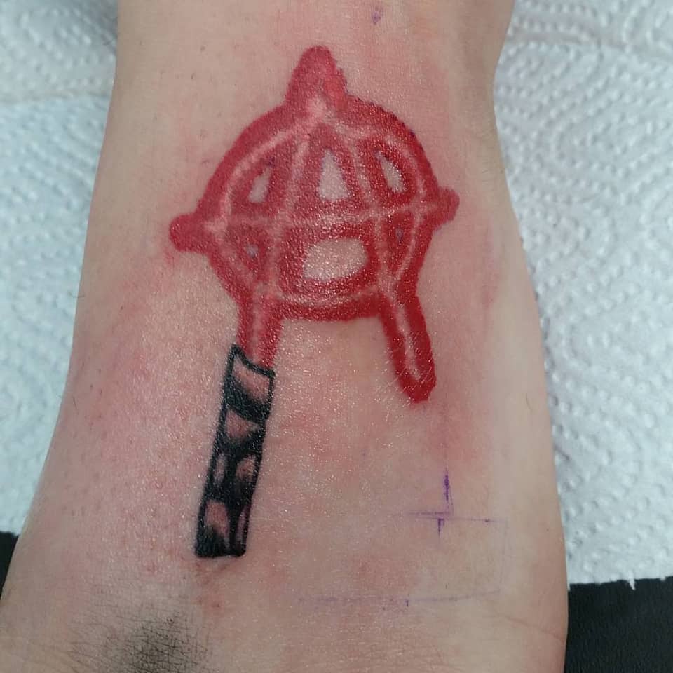 Red Circle-A Emblem
