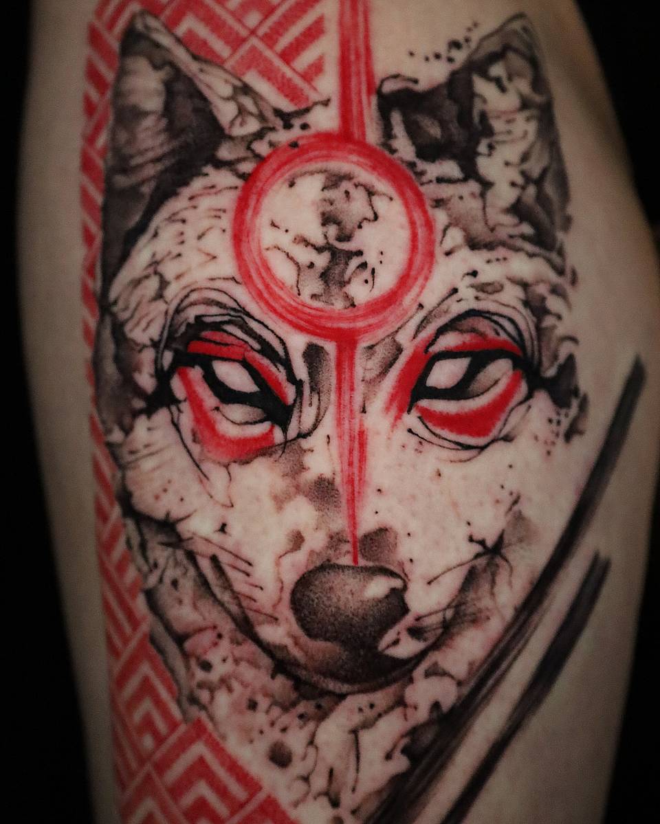Red Sigil Wolf
