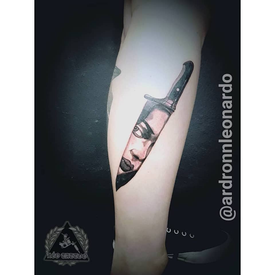 Reflection in the Blade