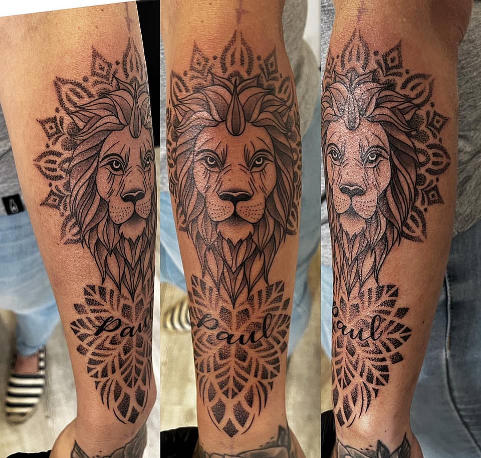 Regal Mandala Lion