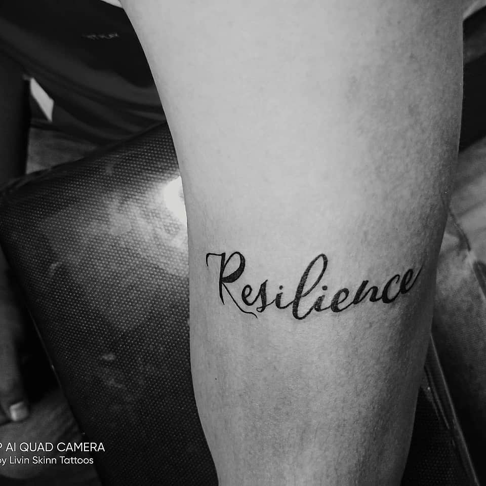 Resilience Script Lettering