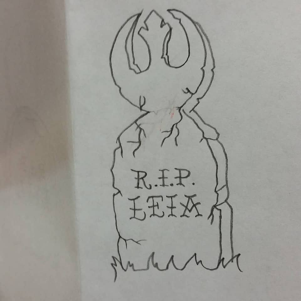 R.I.P. Leia Rebel Memorial