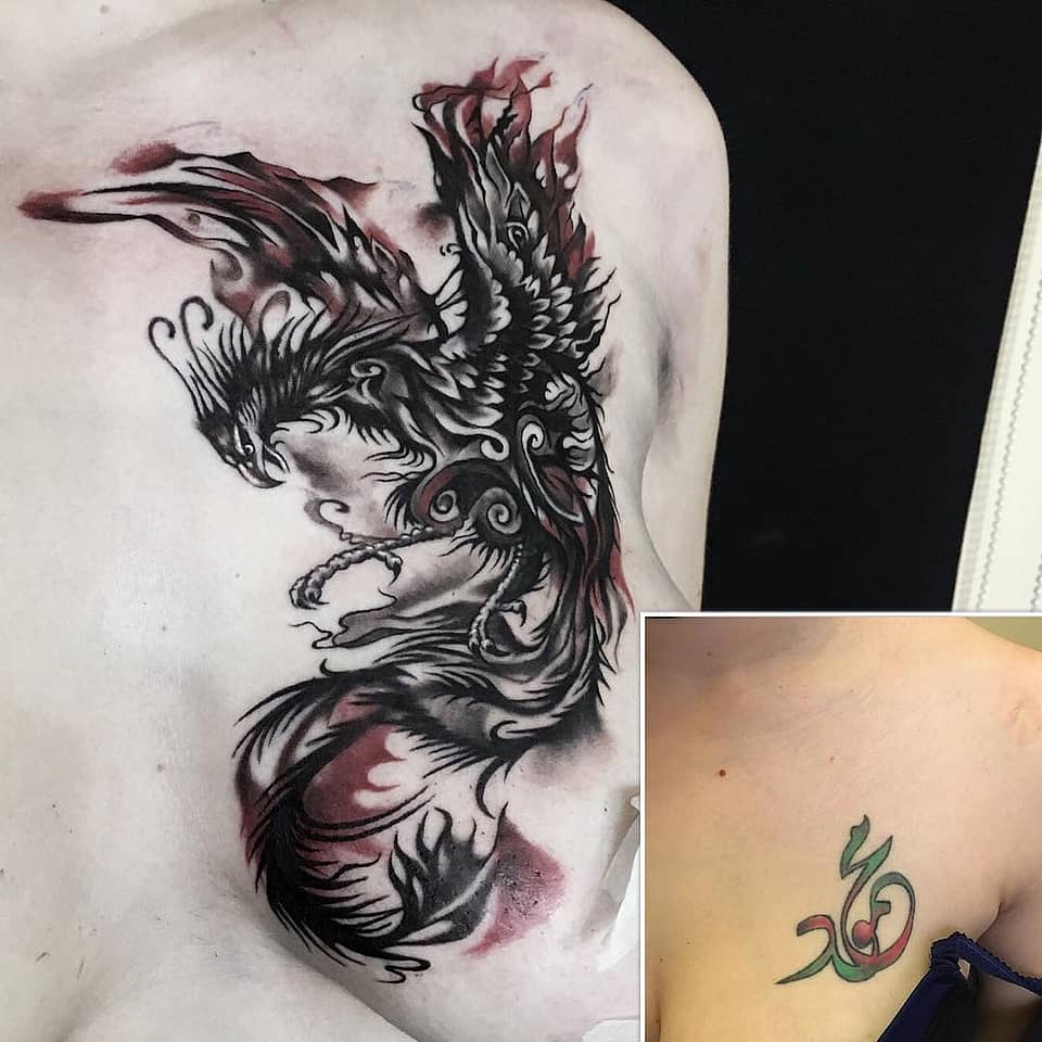 Rising Ornamental Phoenix