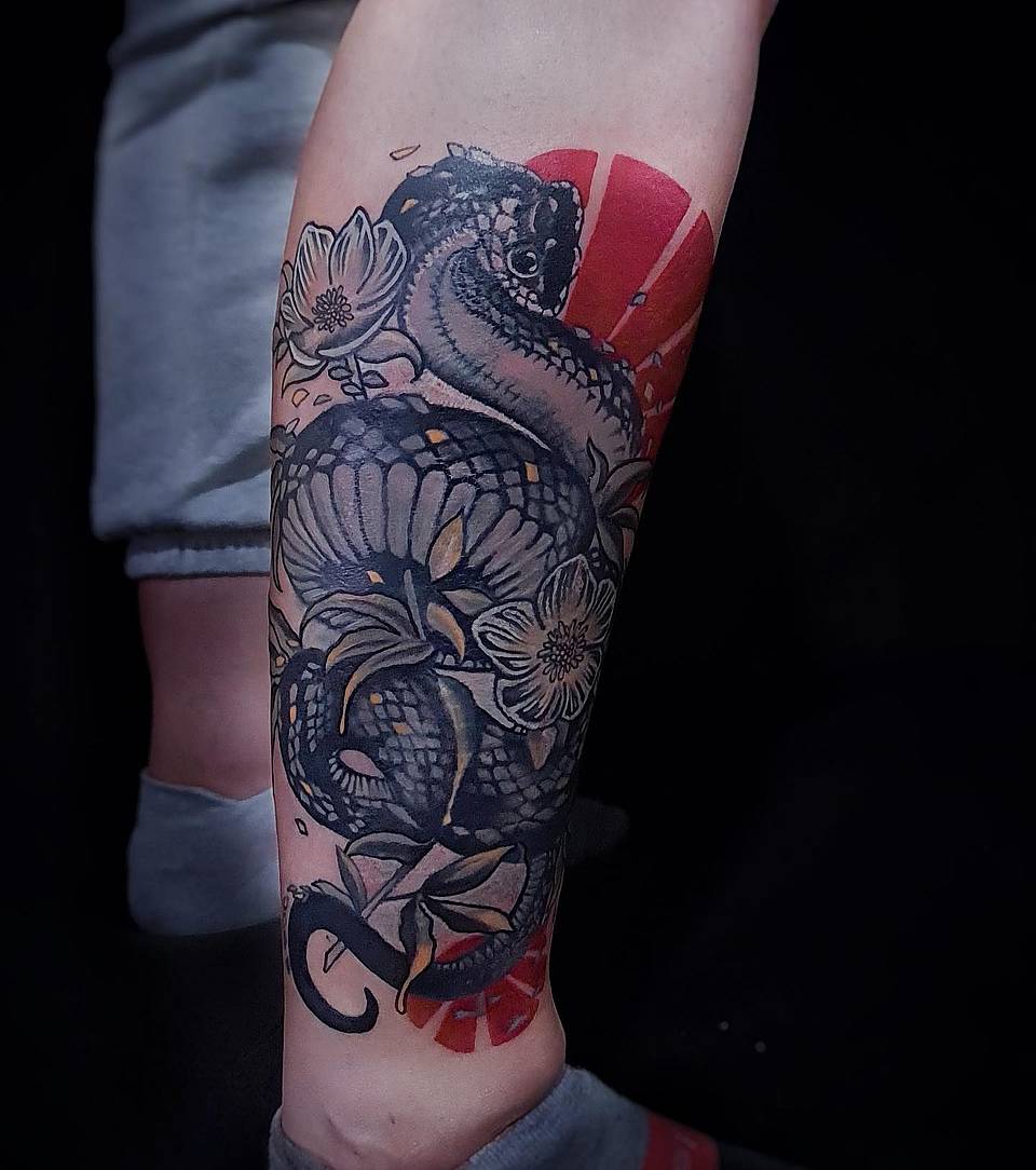 Rising Sakura Serpent