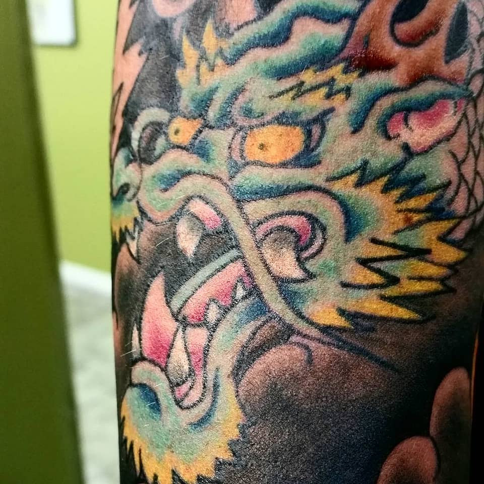 Roaring Irezumi Dragon