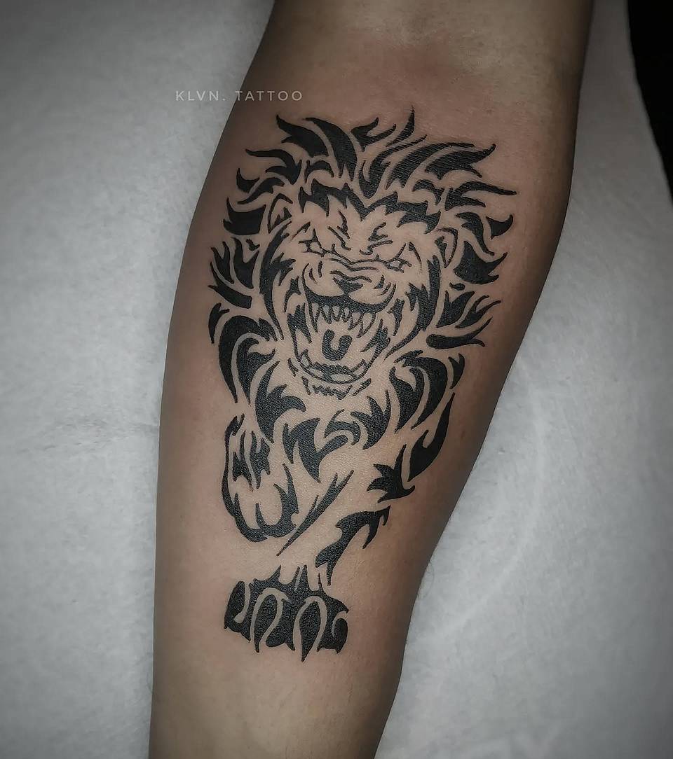 Roaring Tribal Lion