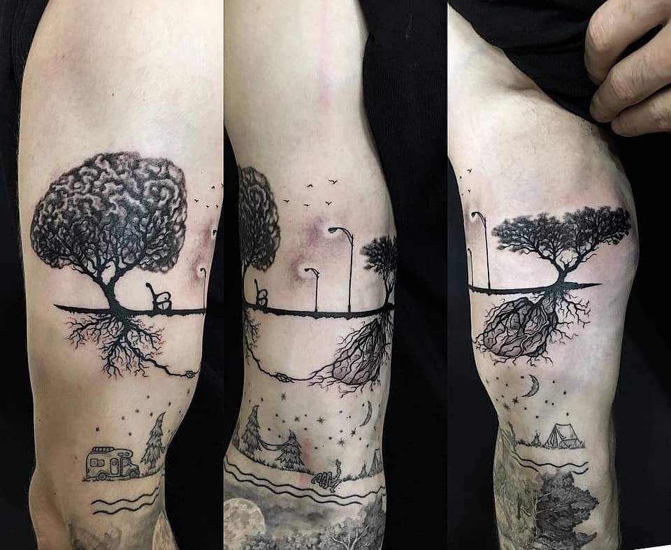 Rooted Nightscape