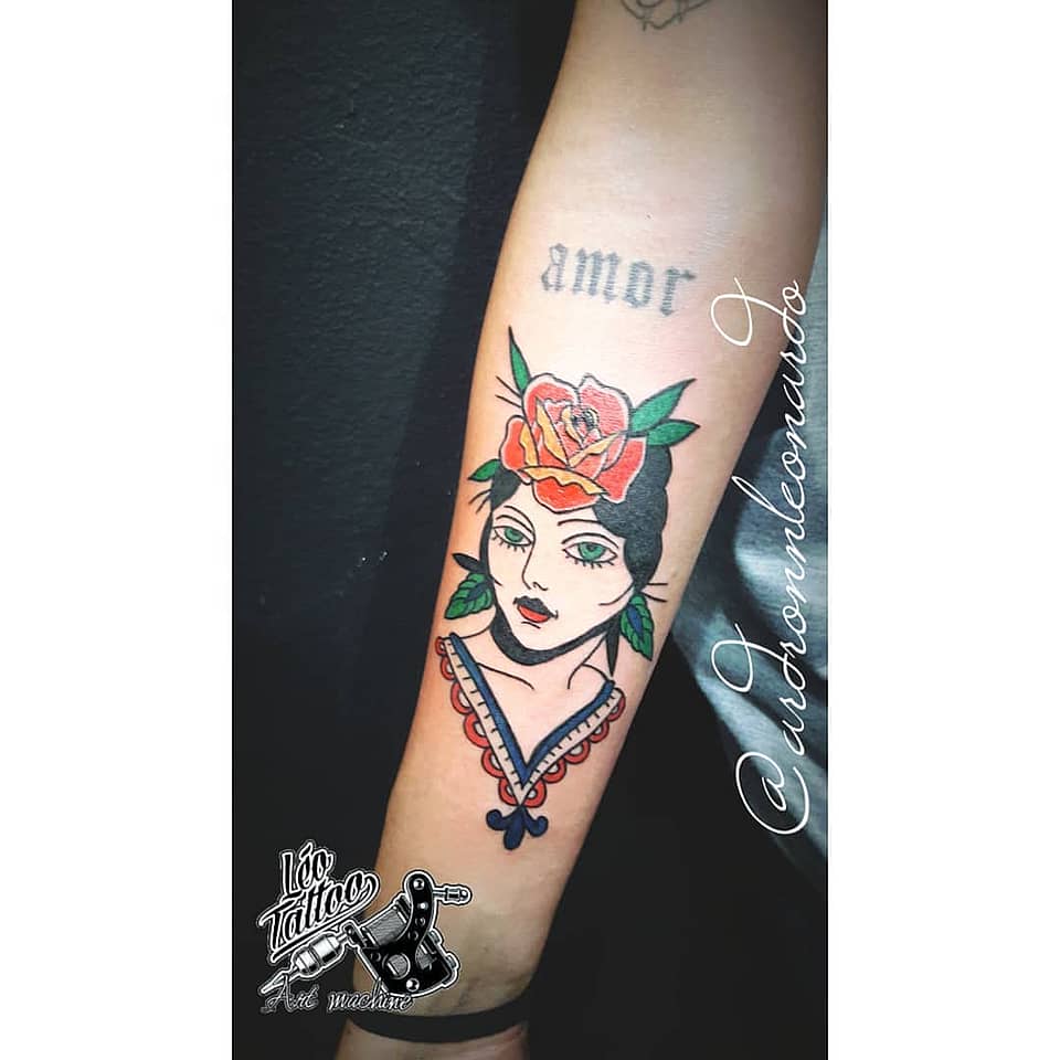 Rose Headdress Lady