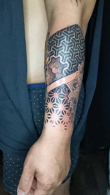 Sacred Geometry Forearm Sleeve