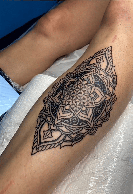 Sacred Geometry Lotus Mandala