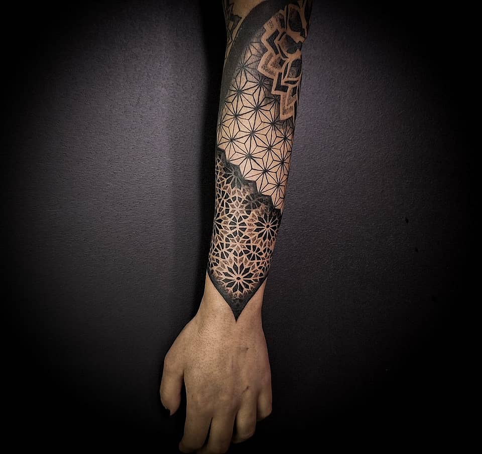 Sacred Geometry Mandala Forearm
