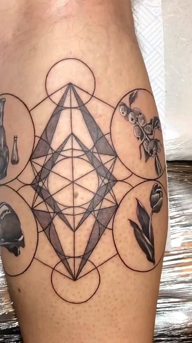 Sacred Geometry with Botanical Vignettes