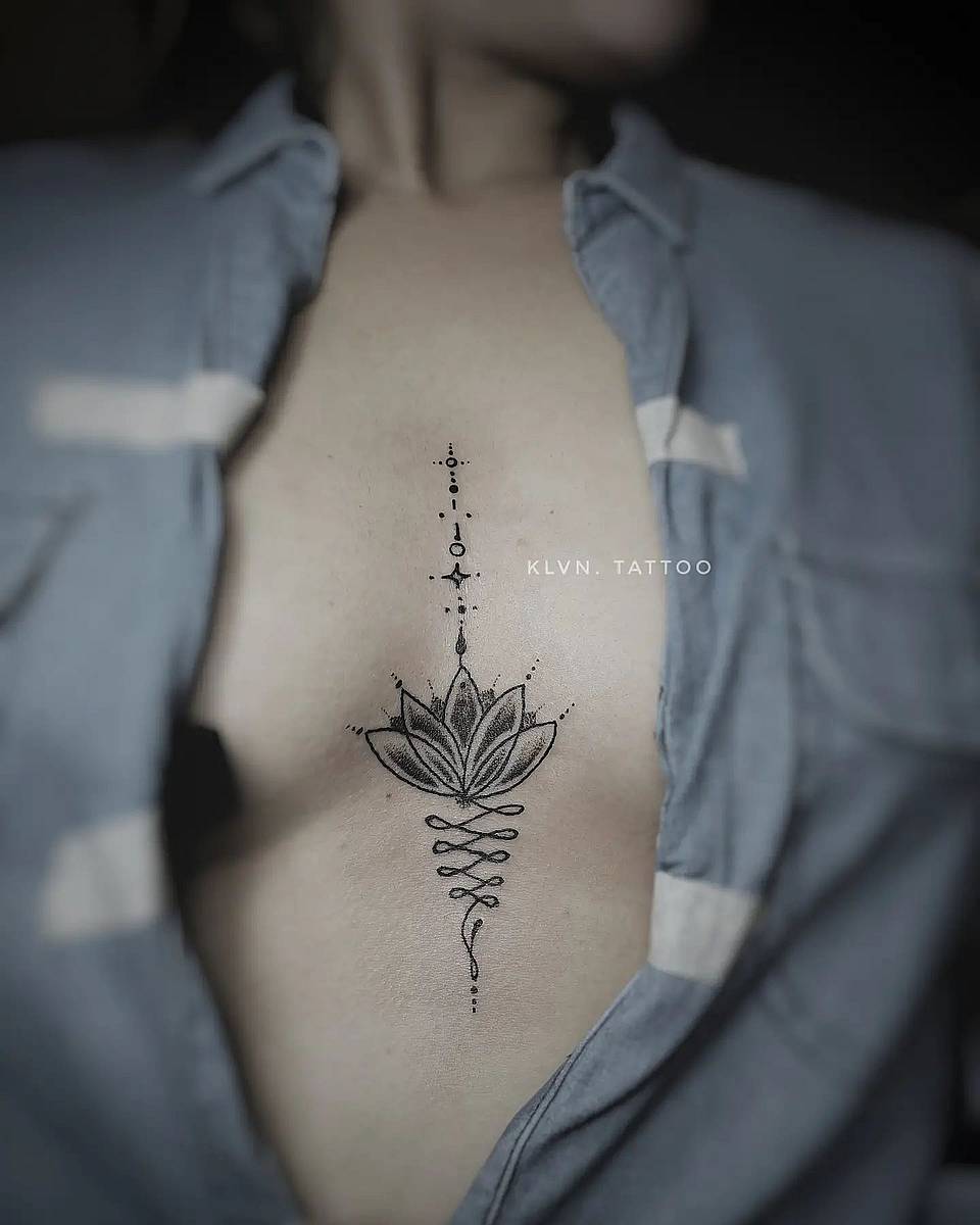 Sacred Lotus Sternum Ornament