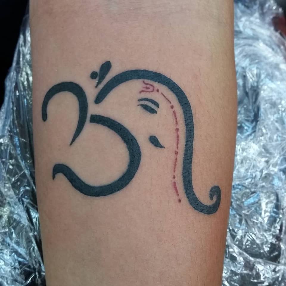 Sacred Om–Ganesha Fusion