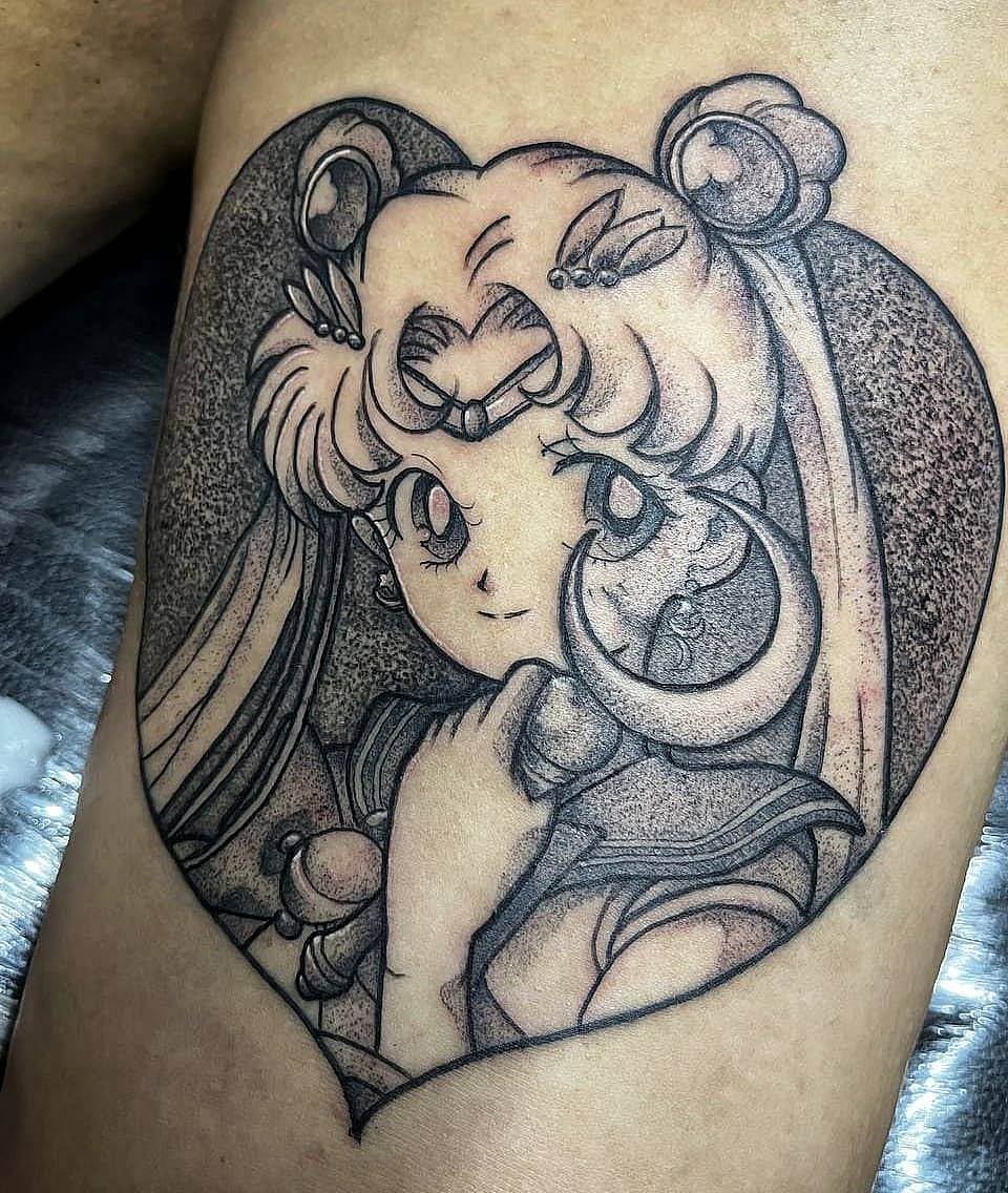 Sailor Moon Heart Portrait