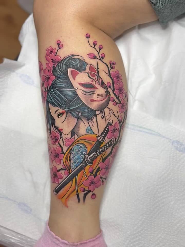 Sakura Kitsune Warrior